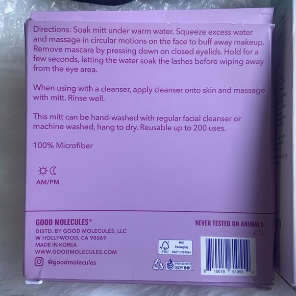 Skincare Tool Bundle; Pacifica Facial Massage Roller & Reusable Cotton Rounds - Picture 8 of 8